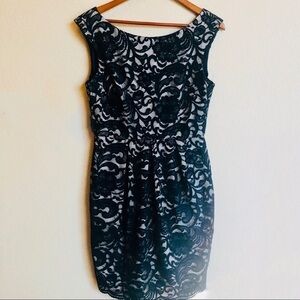 Eliza J Navy Lace Dress